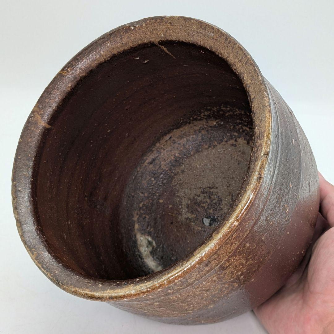 人間国宝 藤原雄 備前焼 花器 用心箱 花生 花入 フラワーベース 華道具 灰器