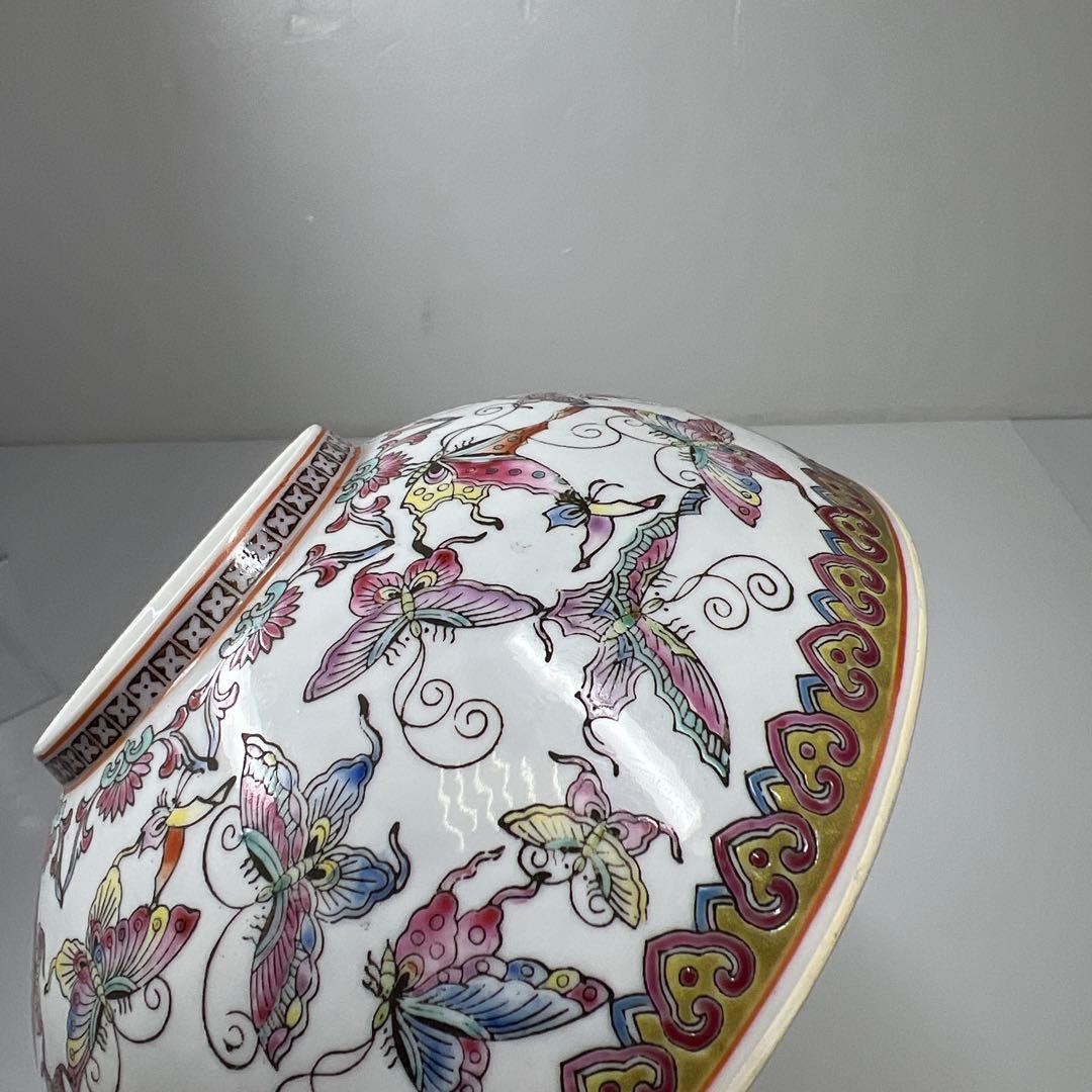 中国景徳鎮　薄胎鉢　2客　共箱　直径16.2㎝　トヒチサ　東な7-0610⭐︎2F