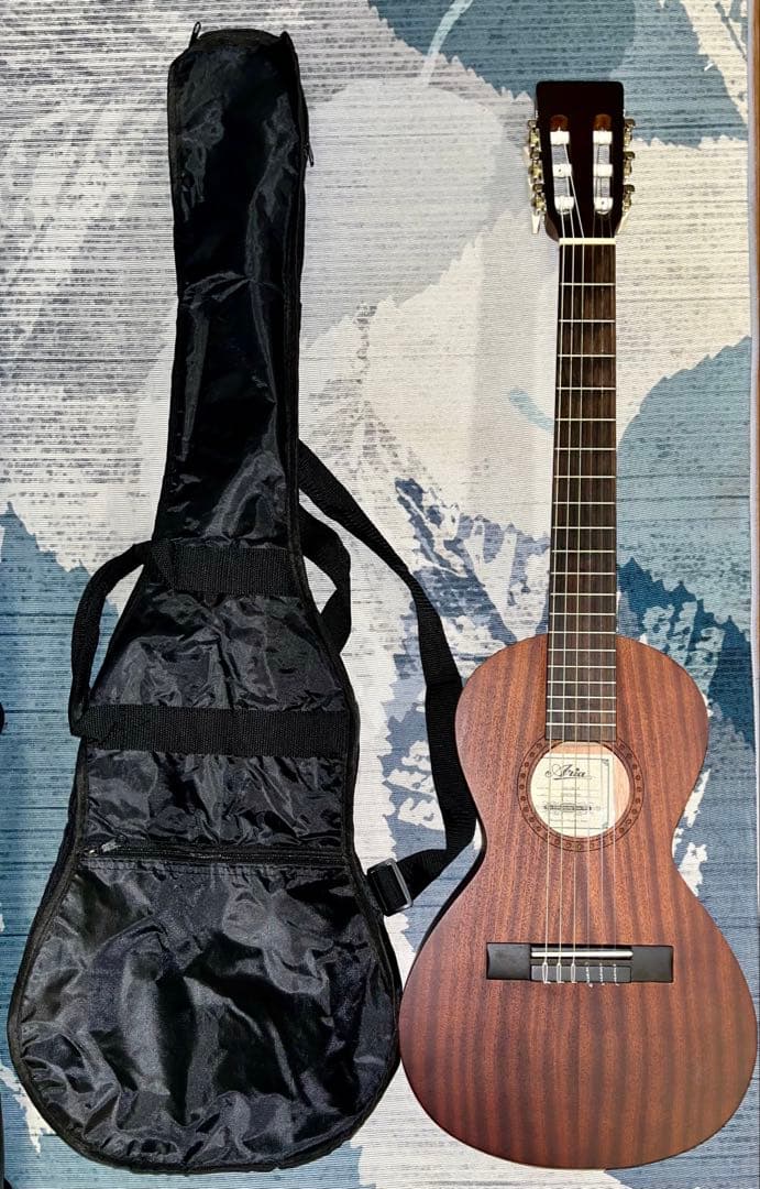 ★最終値下げ★【美品】アリア　ミニギター ASA-18C N ソフトケース付