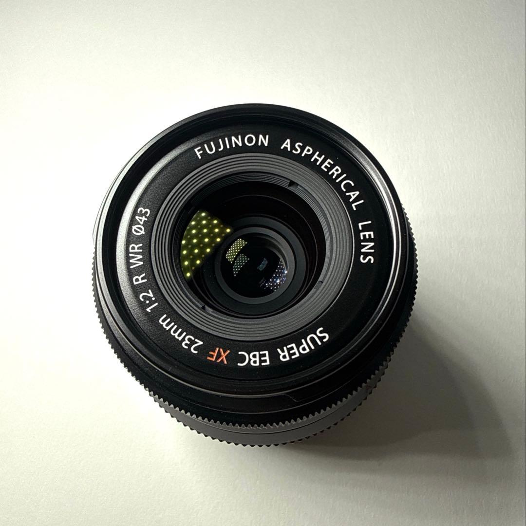 純正レンズフード付 Fujifilm 23mm F2 単焦点レンズ
