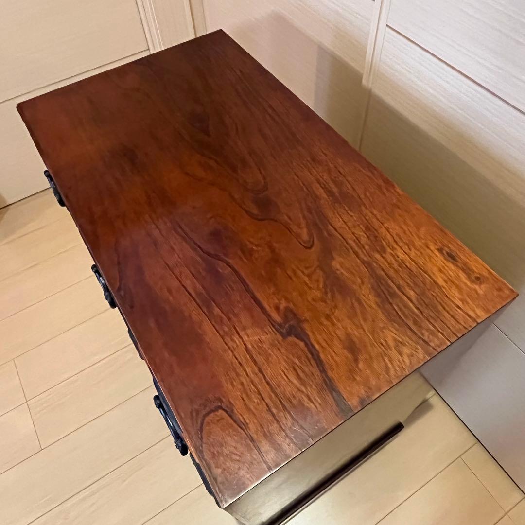 岩谷堂 箪笥 中型タンス 車箪笥 No.218 南部鉄器金具 鍵付き