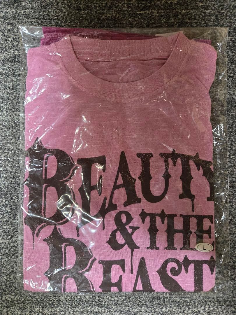 HYDE BEAUTY&THE BEAST 限定 Tシャツ ピンク　Lサイズ