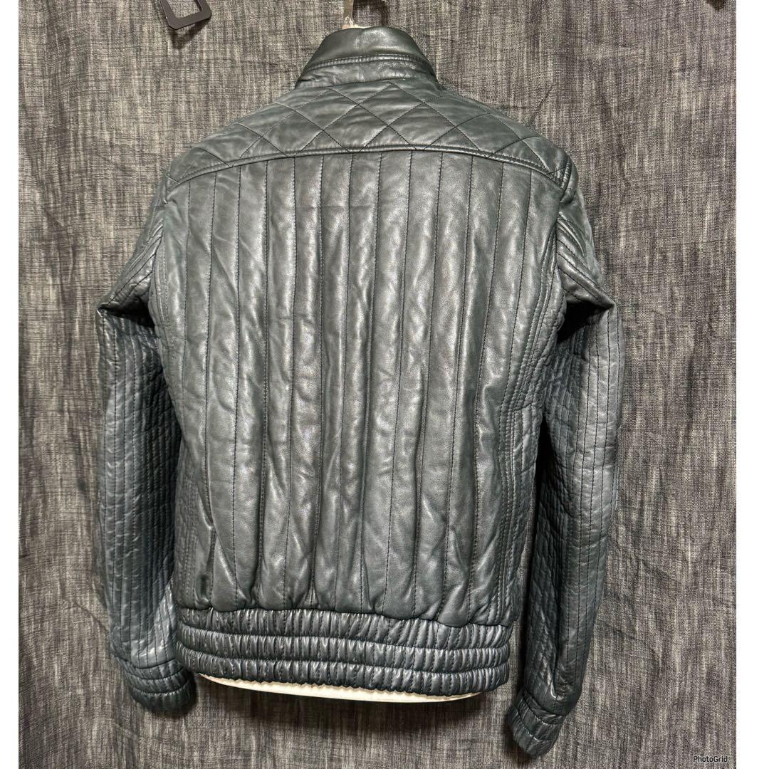 GIORGIO BRATO ラムレザー　コーティング レザージャケット　46 M