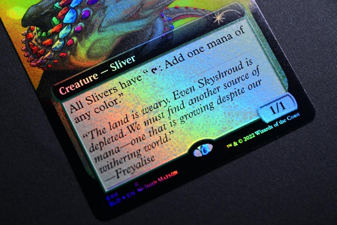 宝革スリヴァー/Gemhide Sliver 拡張アートfoil SLD 英語