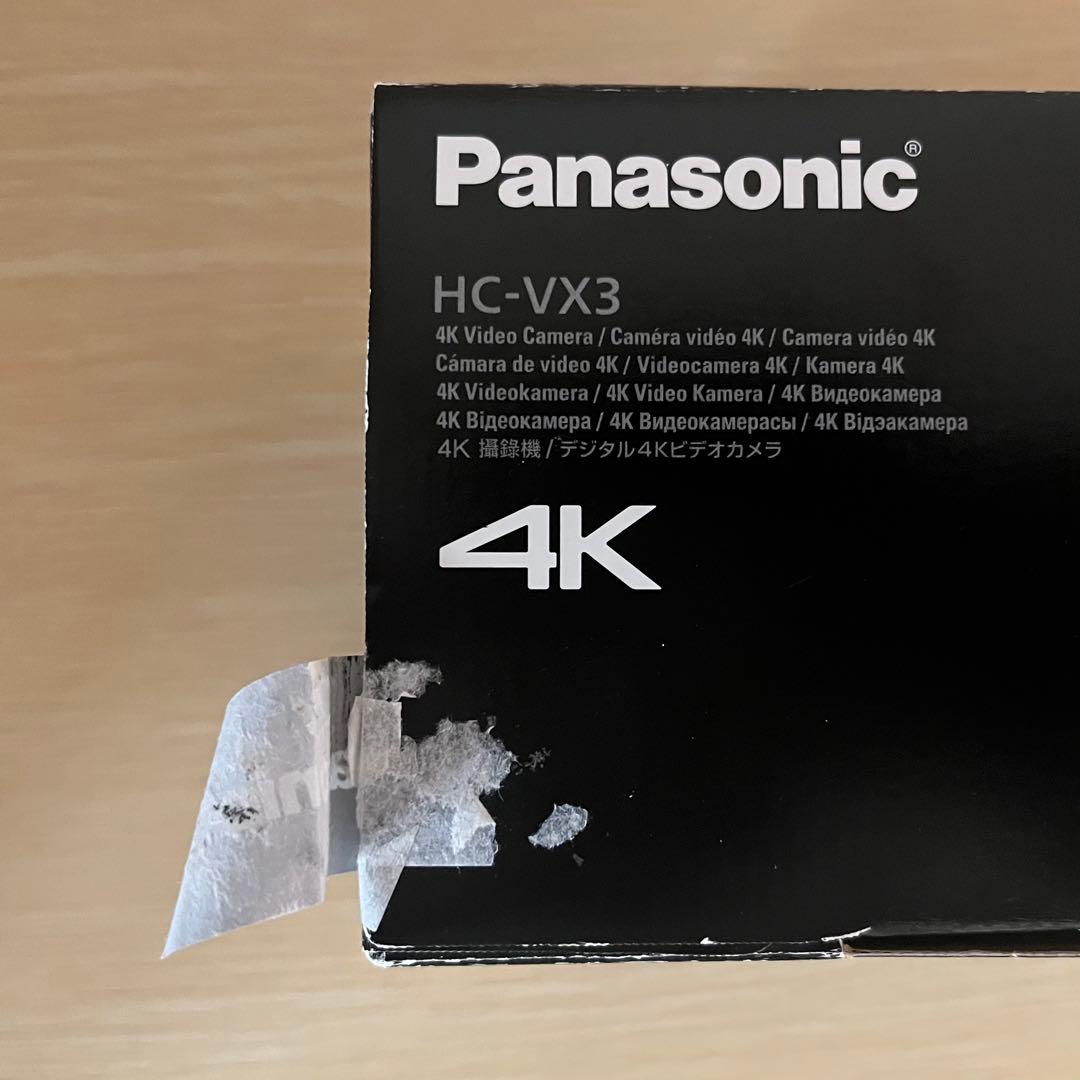 ［Panasonic］ デジタル4Kビデオカメラ HC-VX3-K