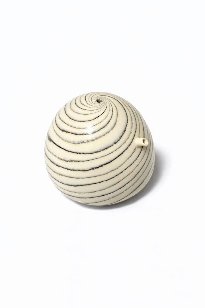 【作家物】川口聡一 練込水滴 茶道具 共箱・栞付