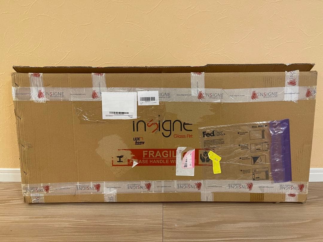 新品　ガラス壁掛け　アートパネル ポスター　アートフレーム 自然風景　橋絵画