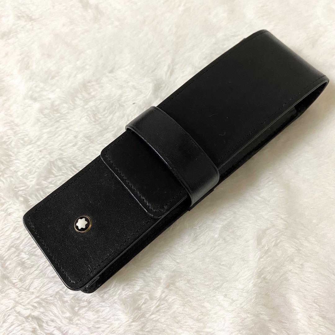 モンブラン　マイスターシュテック 2本挿し　ペンケース　ブラック