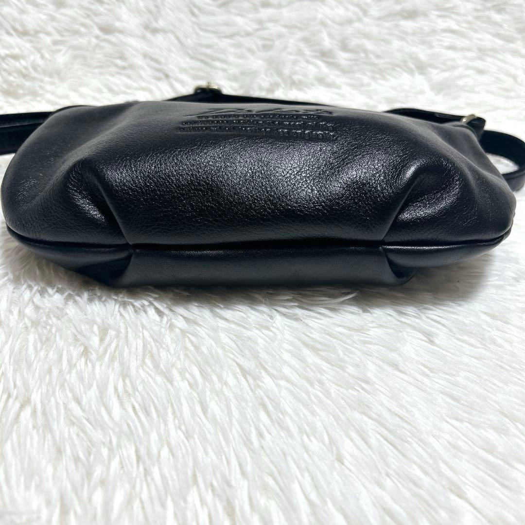 半*ご様 【新品】ダコタ ショルダーバッグ ジェントリー レザー ブラック 斜め