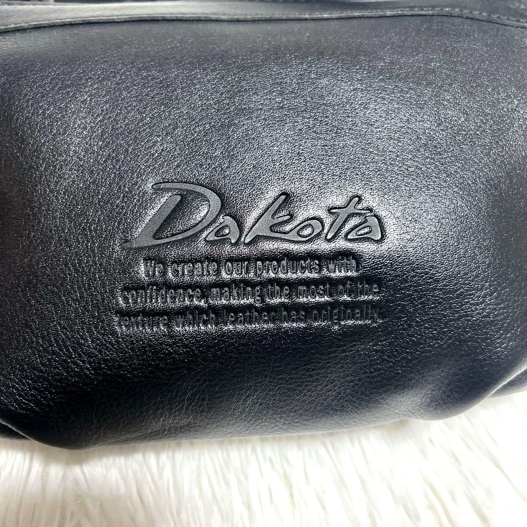 半*ご様 【新品】ダコタ ショルダーバッグ ジェントリー レザー ブラック 斜め