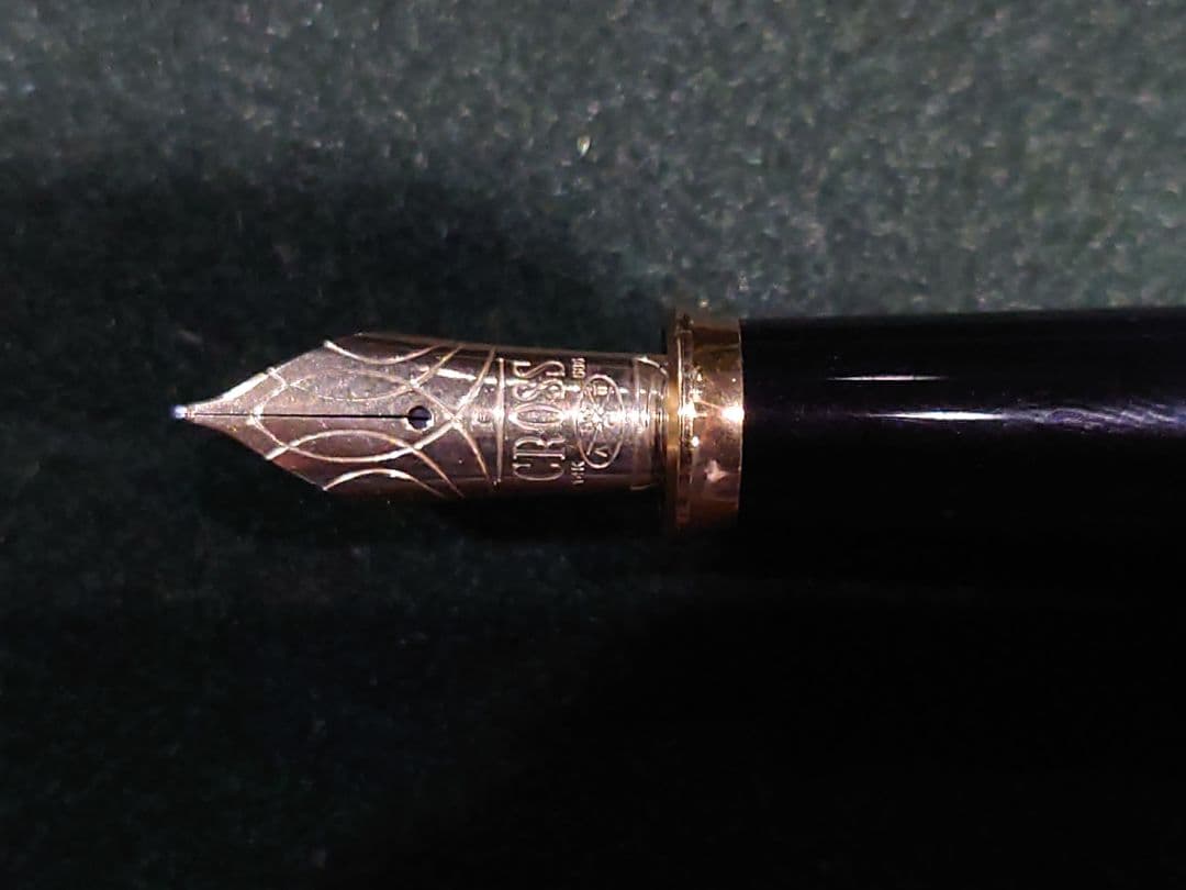 クロス タウンゼント チタン 万年筆 14K-XF 中古 付属品完品