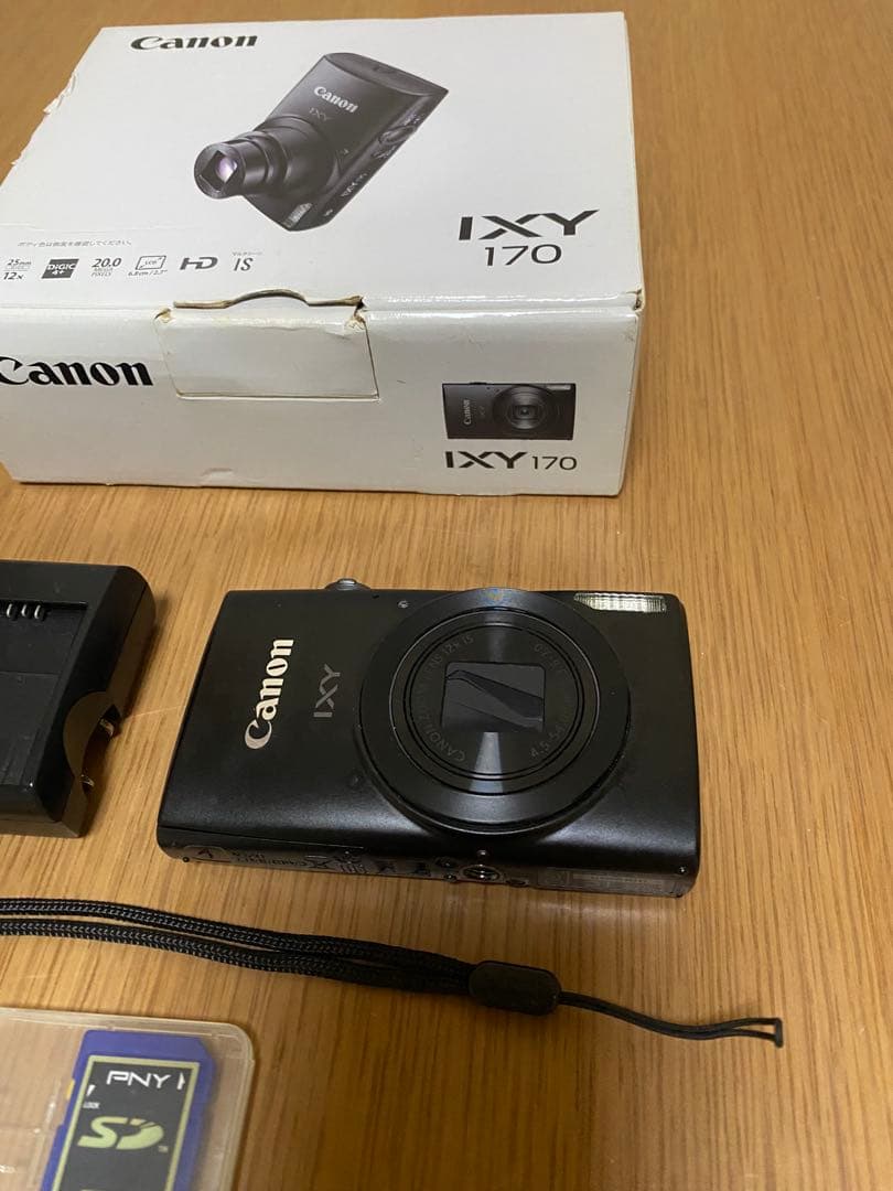 SDカード付❗️付属品完備❗️Canon IXY 170 コンパクトデジカメ