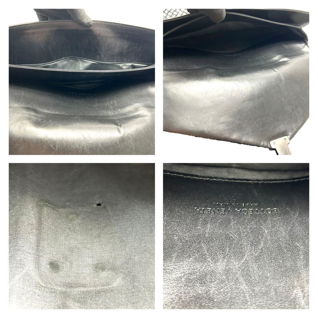 BOTTEGA VENETA ボッテガヴェネタ　ビジネスバッグ　黒　A4収納