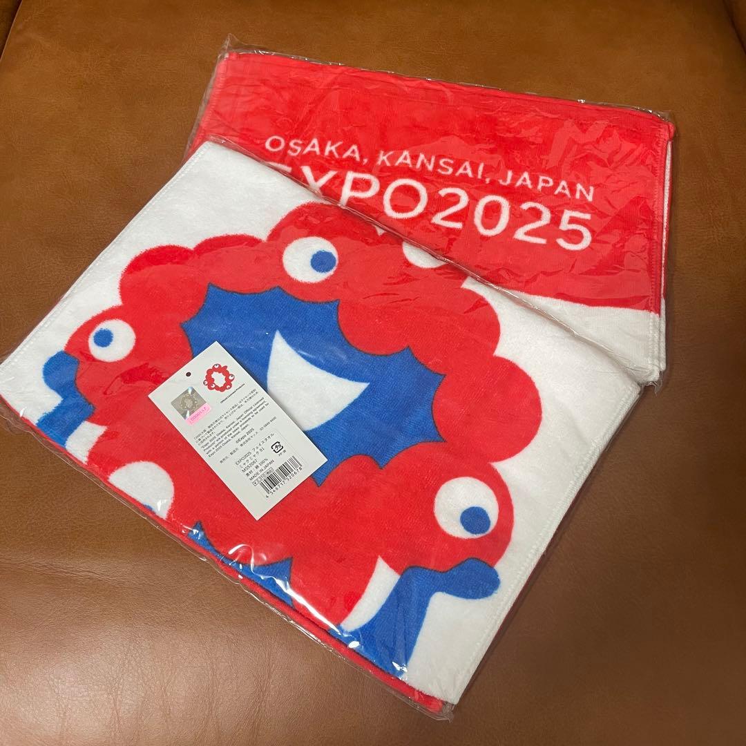 【新品】EXPO2025 フェイスタオル ミャクミャク 01