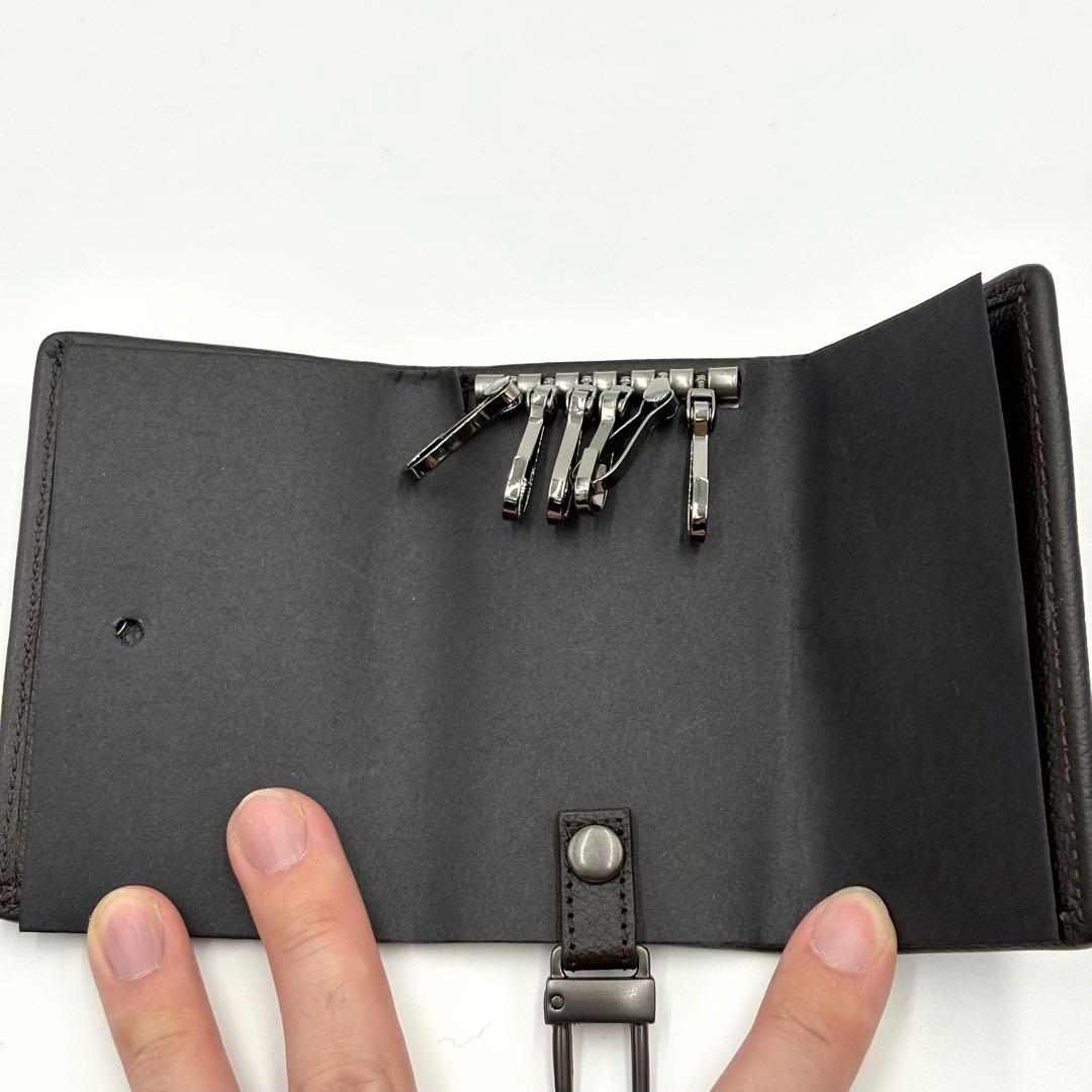 新品未使用✨ダンヒル　Dunhill 総柄　ダークブラウン　ロゴ　近年モデル