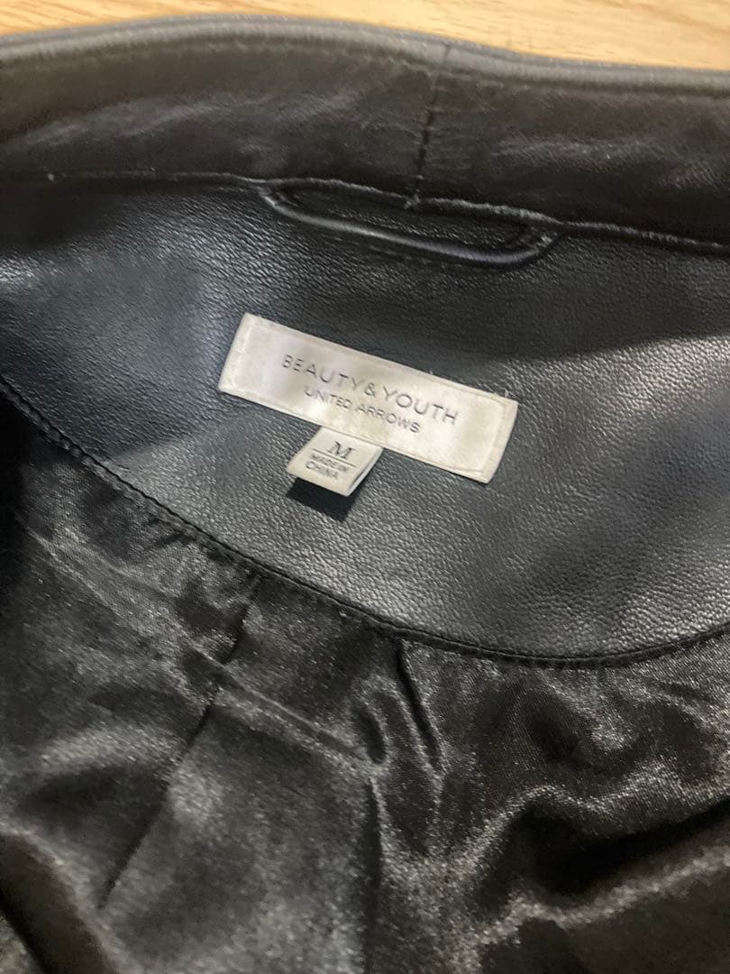 【お得】ユナイテッドアローズ　シングルライダースジャケット