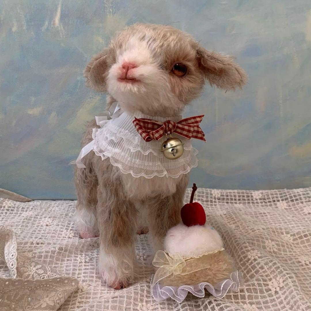 愛おしい羊メェーちゃん プレミアム アーティストベア 海外作家様 ハンドメイド