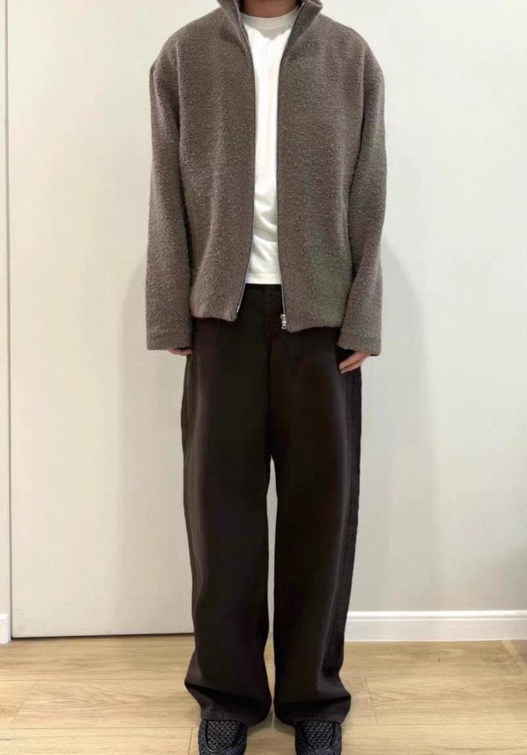 Vujade ブラウン ジップアップジャケット 美品 M