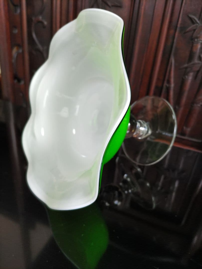 緑被せ乳白コンポート