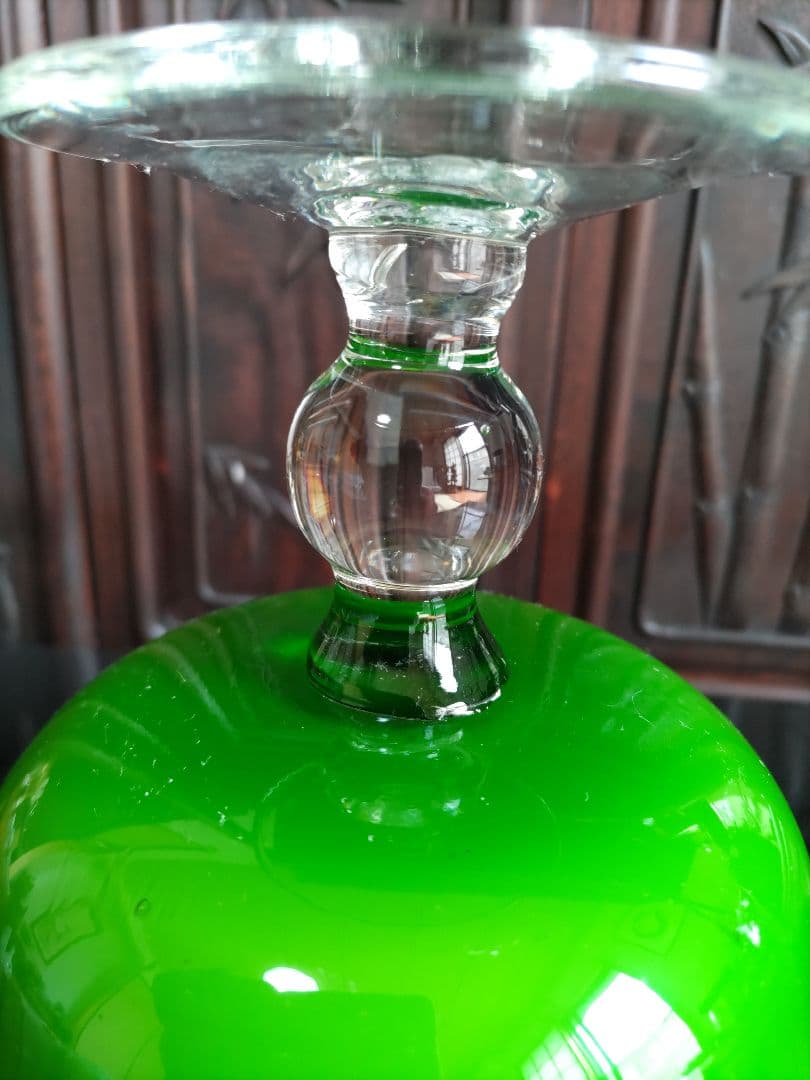 緑被せ乳白コンポート