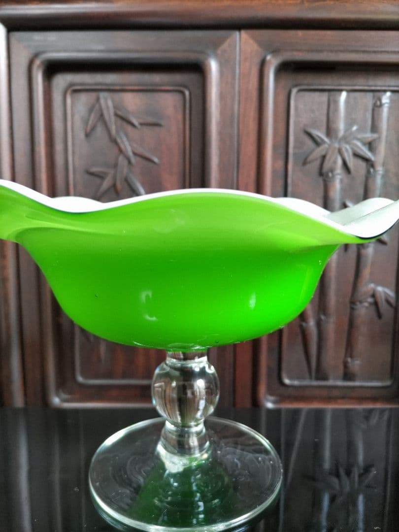 緑被せ乳白コンポート