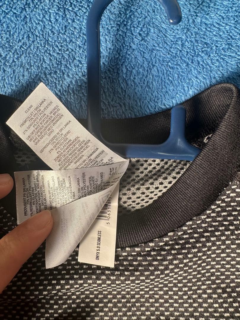 トップス  ONYX 5.0 SEAMLESS BLACK/grey