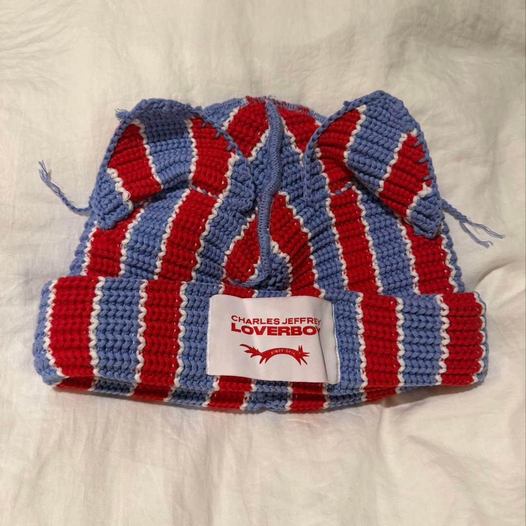 希少　CharlesJeffreyLOVERBOY ニット帽　meovvエラ着用