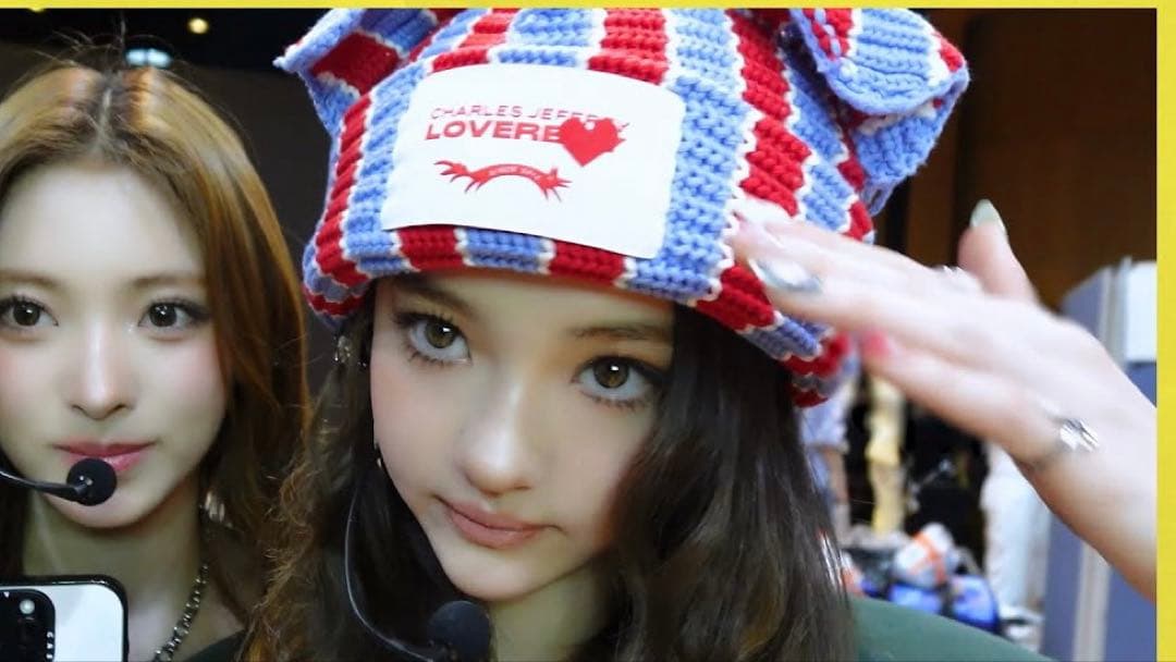 希少　CharlesJeffreyLOVERBOY ニット帽　meovvエラ着用