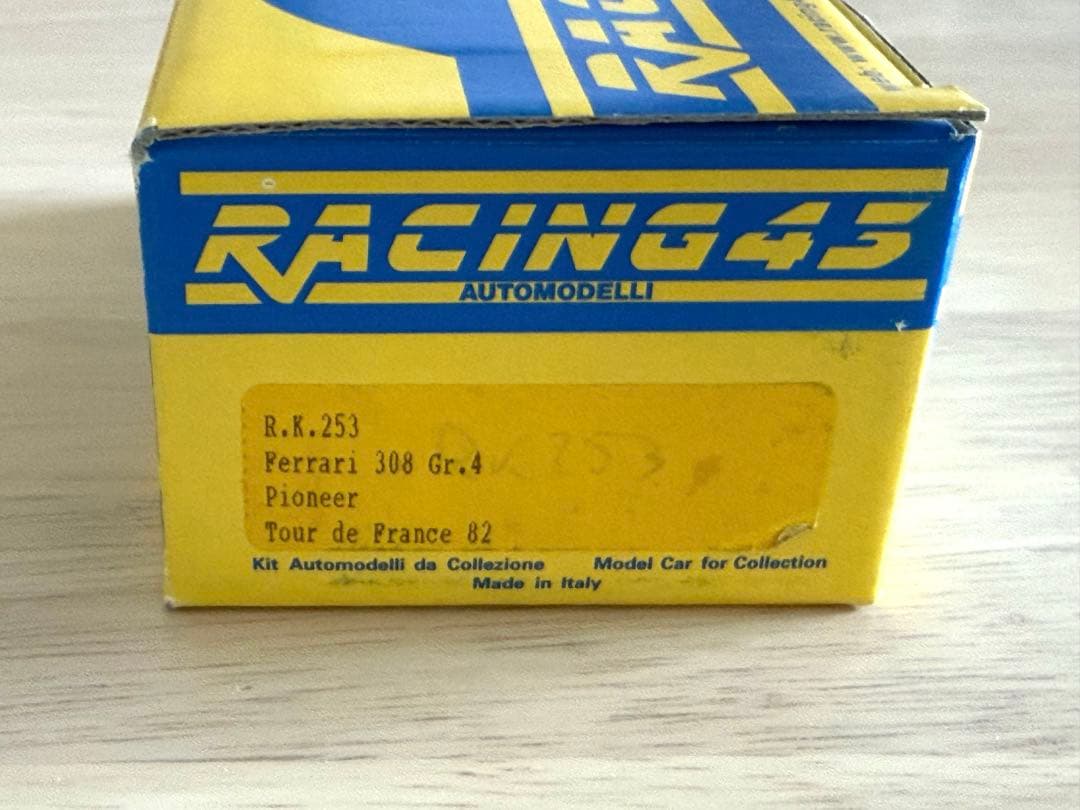 1/43キット レーシング 43 フェラーリ 308 Gr.4 TdF 1982