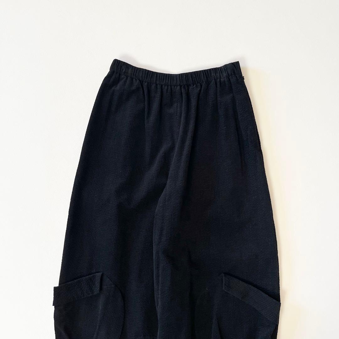 ▼美品✨慈雨【40】サルエルコーデュロイパンツ 変形ポケット ゆったりリラックス