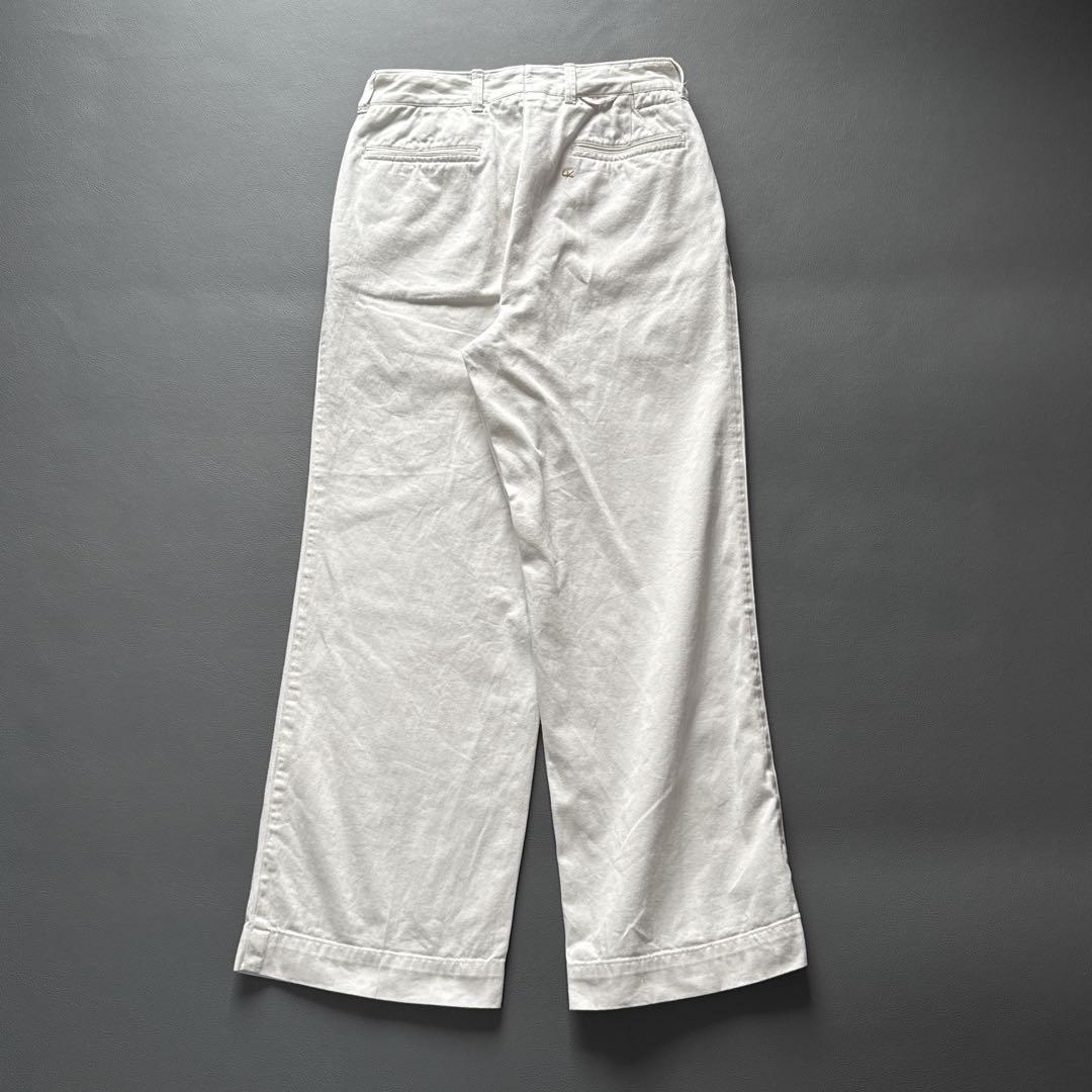 まりりん 様！【定番】45R おこめチノのシャルロットパンツ 2 ホワイト