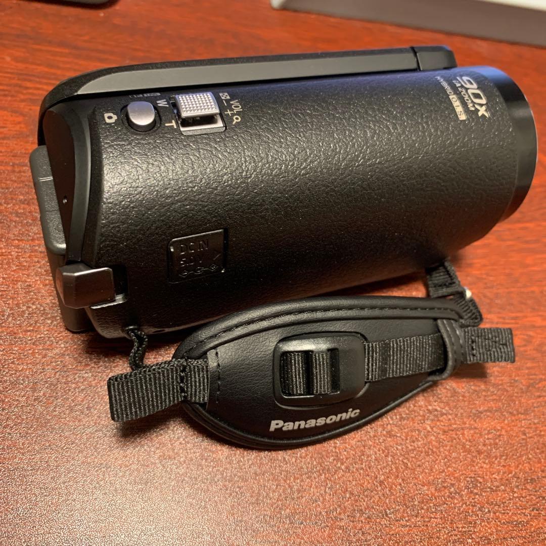 Panasonic フルHD ビデオカメラ 90倍ズーム　HC-V495M-K