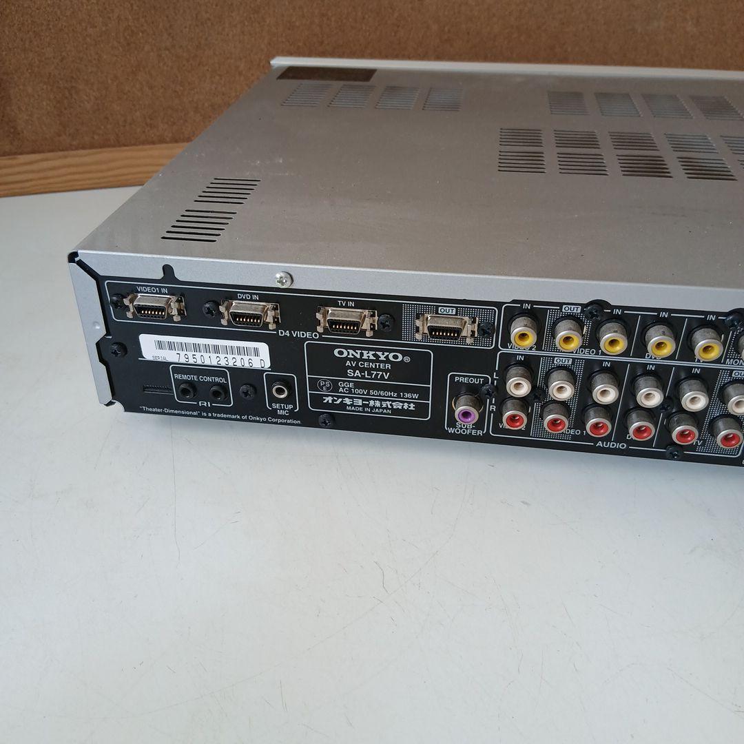 ONKYO オンキョー SA-L77V AVセンターアンプ 動作良好です。