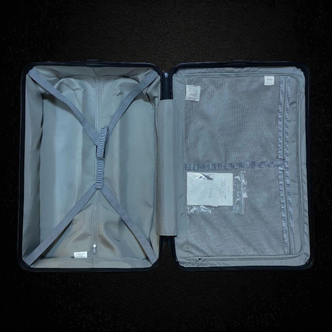 極美品✨MUJI バーを自由に調節できるハードキャリーケース 60L