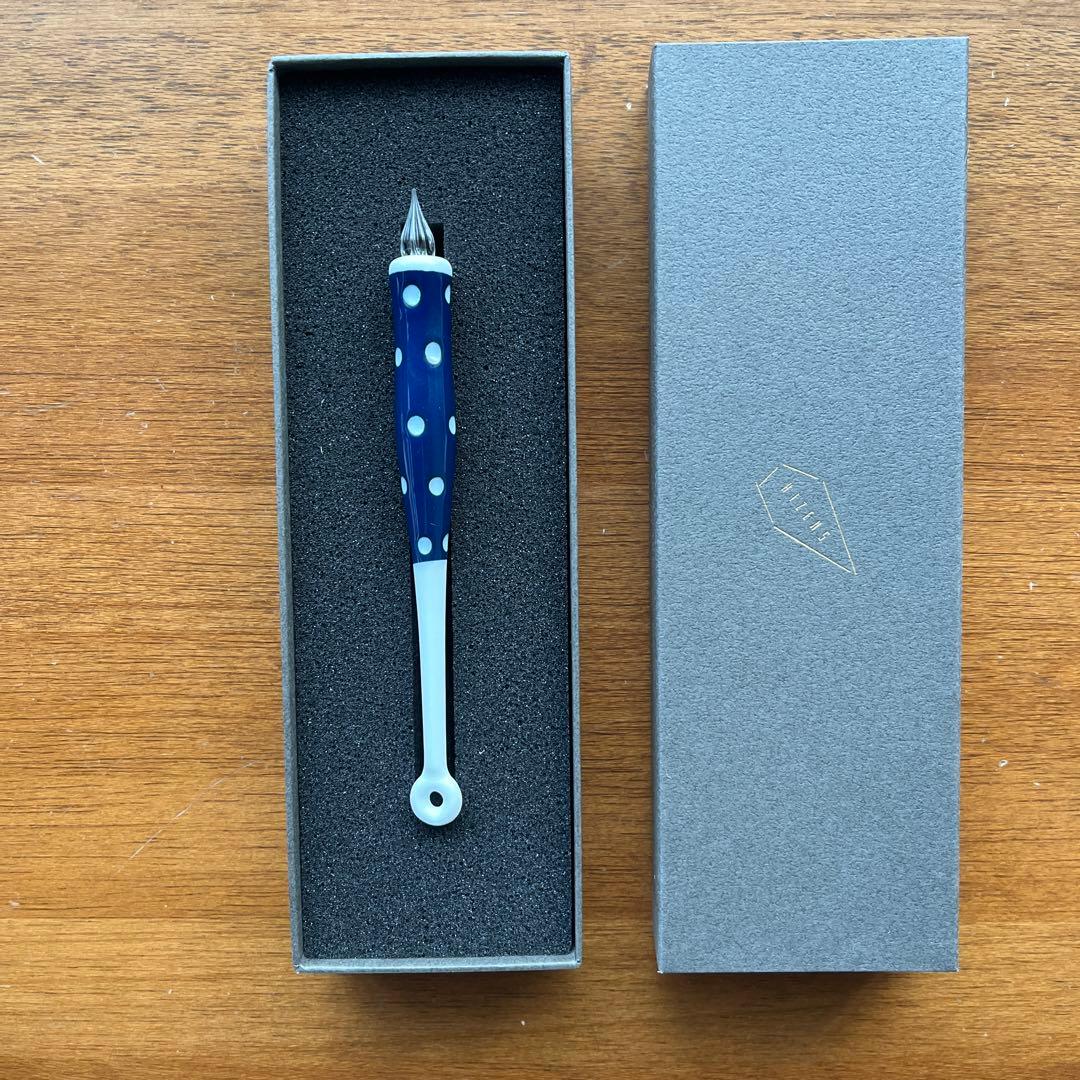 HlZEN5 ガラスペンウレシノペンdot ハーフ 前吉田焼