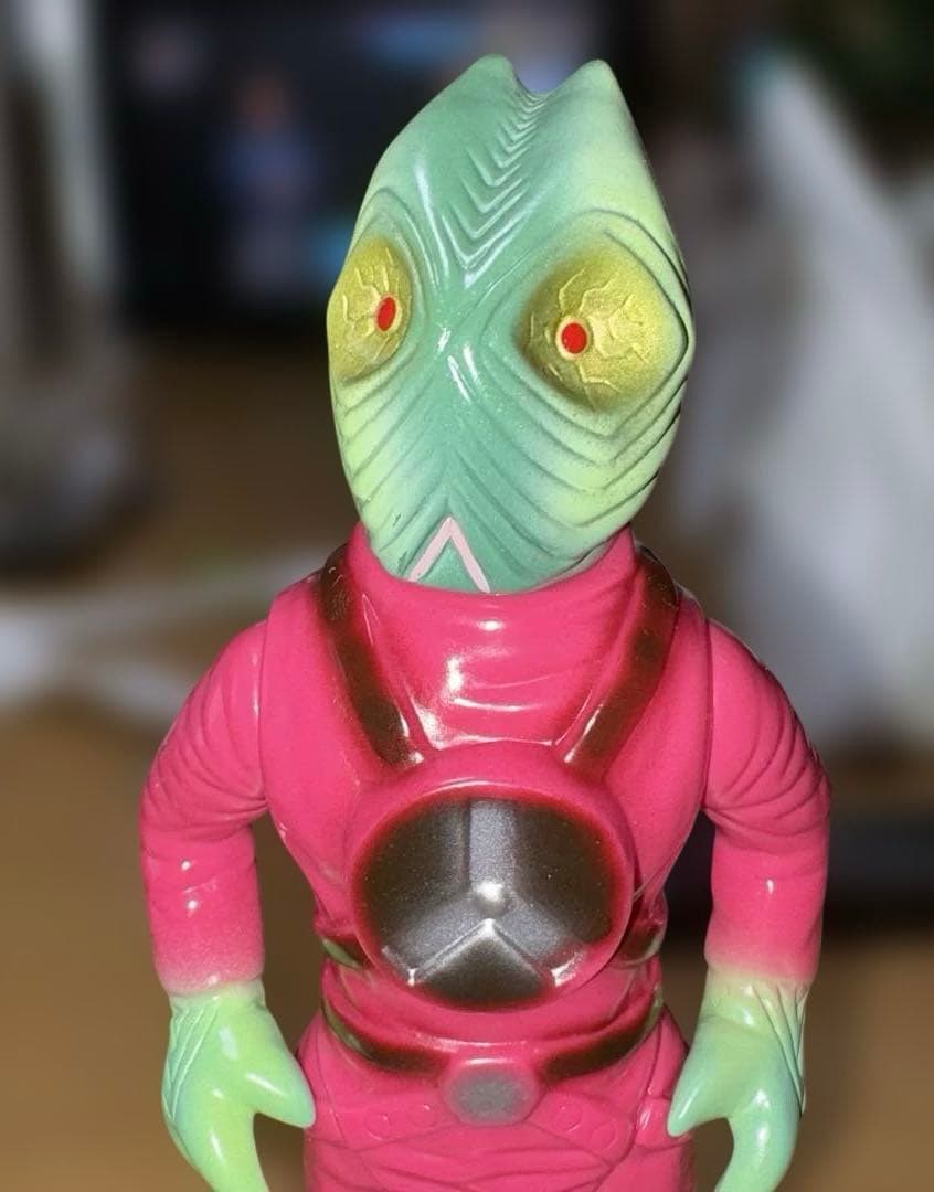 マーミット　ザンパ星人（緑）　ソフビ　ウルトラセブン