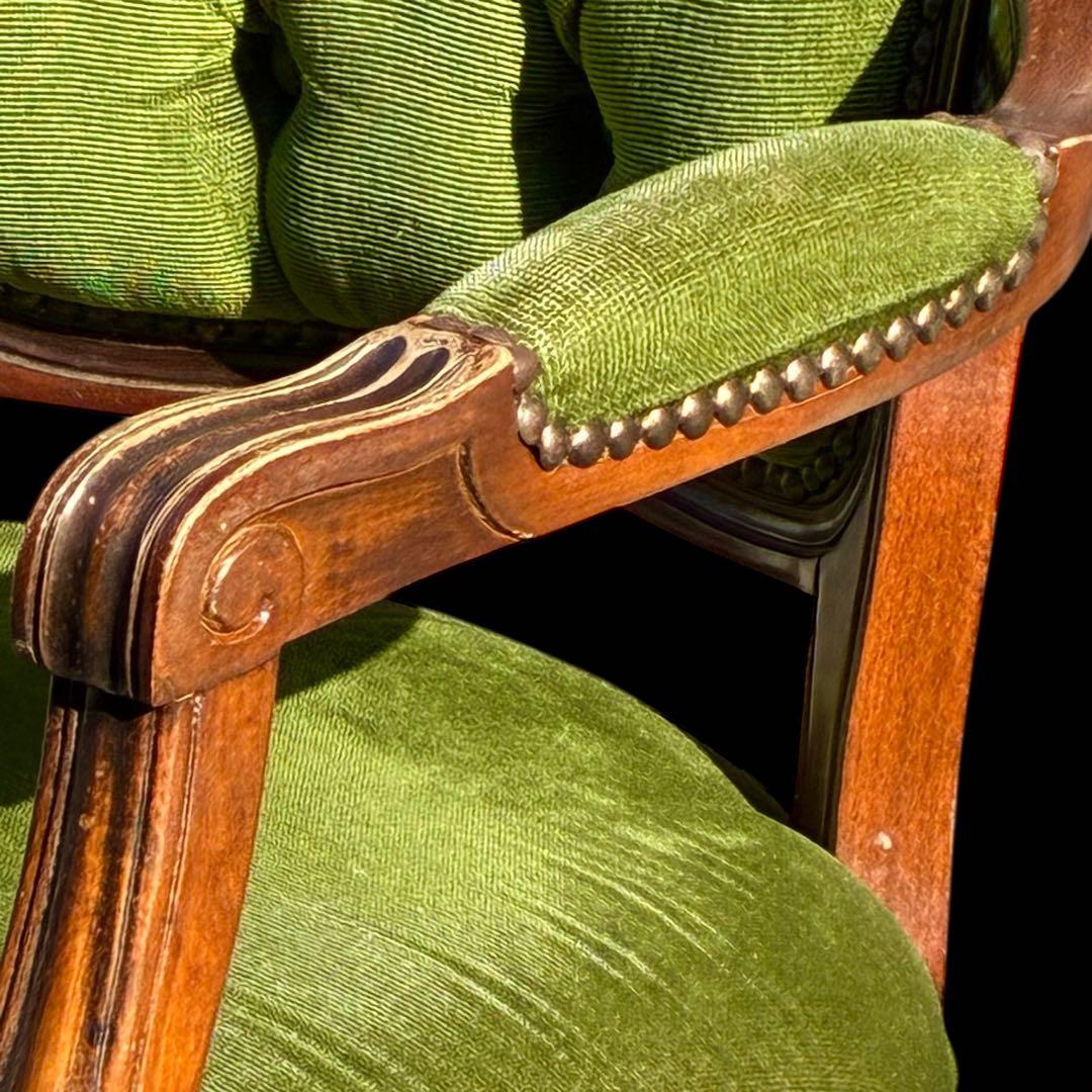 アンティーク　ロココ調　椅子　A