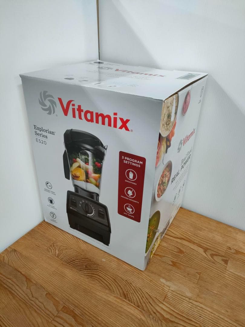 【目立った傷や汚れなし】バイタミックスE520　ブラック　1568