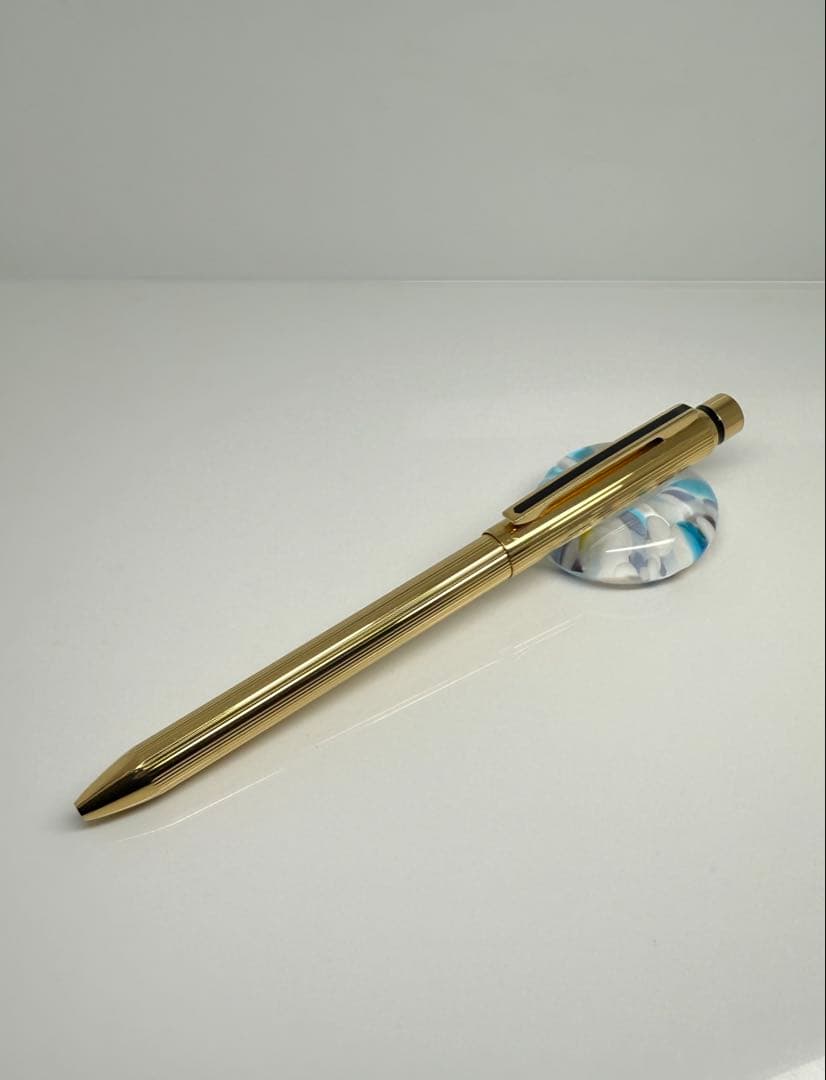 ゼブラ　シャーボ　ゴールド　金　縦縞　多機能ペン　ボールペン　廃盤