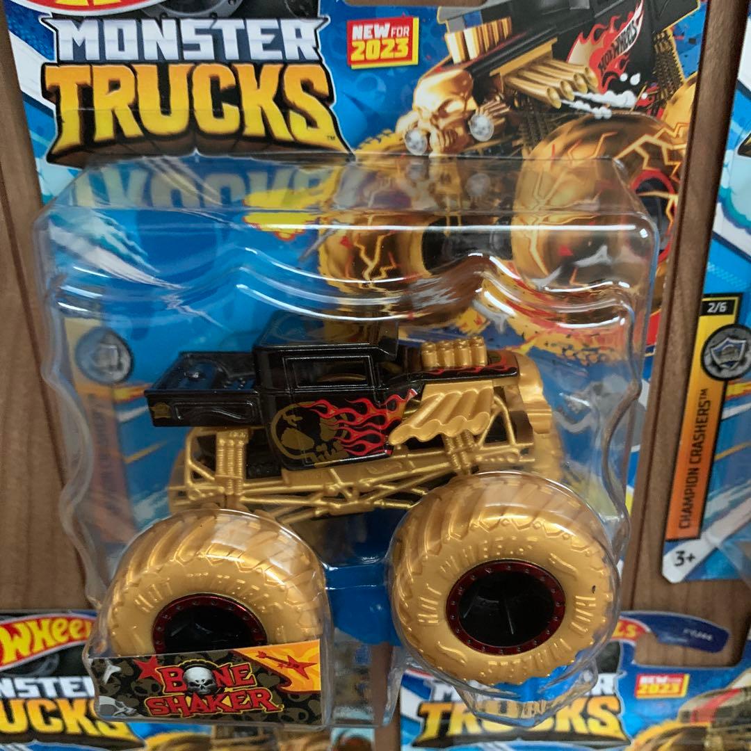 ‼️値下げ‼️ホットウィール　モンスタートラック　2023年発売　ゴールド版　全5種