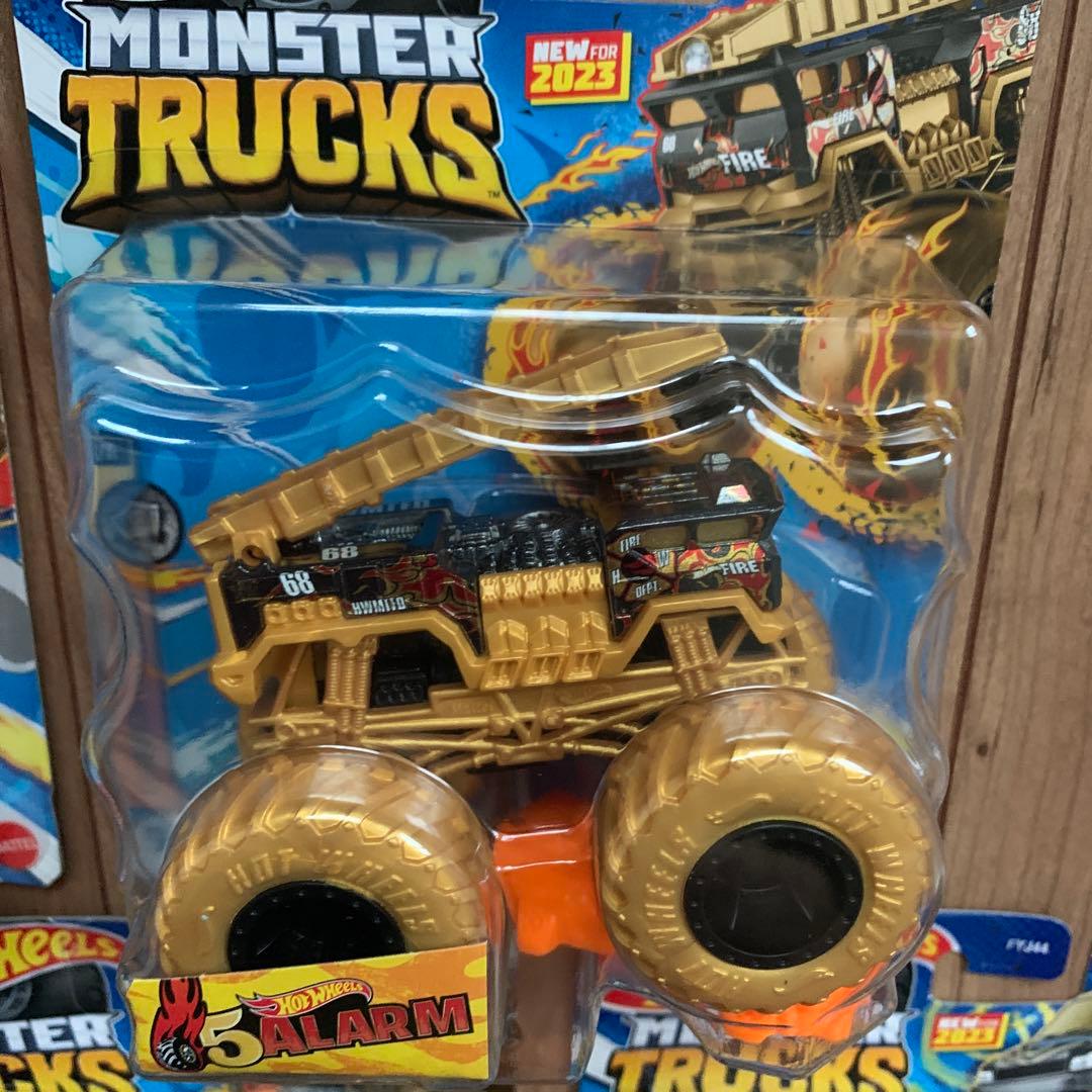 ‼️値下げ‼️ホットウィール　モンスタートラック　2023年発売　ゴールド版　全5種
