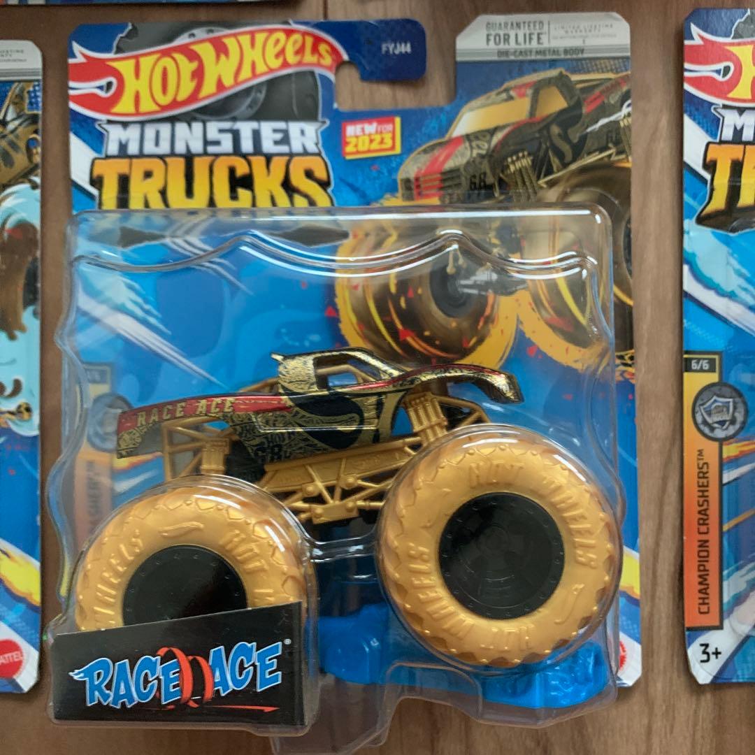 ‼️値下げ‼️ホットウィール　モンスタートラック　2023年発売　ゴールド版　全5種