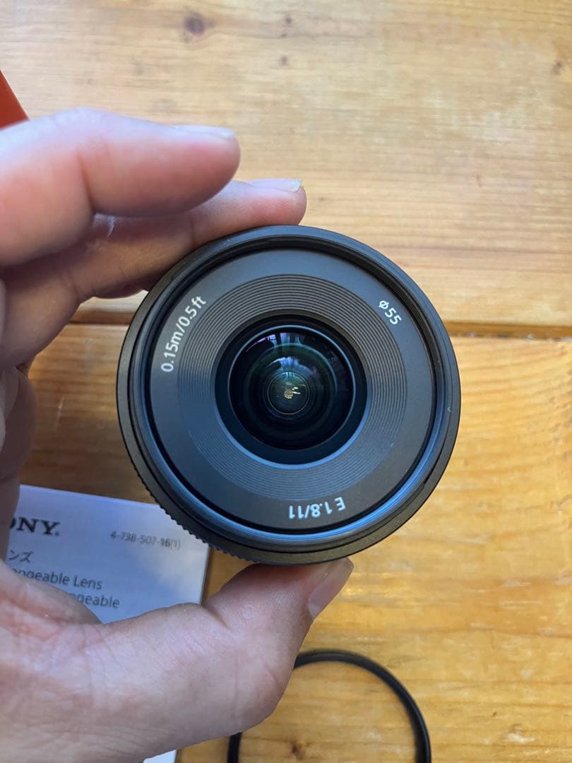 SONY E 11mm F1.8 SEL11F18 保護フィルター付