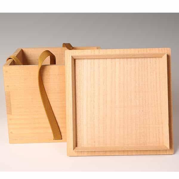 【清水卯一造】蓬莱掛分釉裂茶碗　重要無形文化財保持者　人間国宝　蓬莱窯