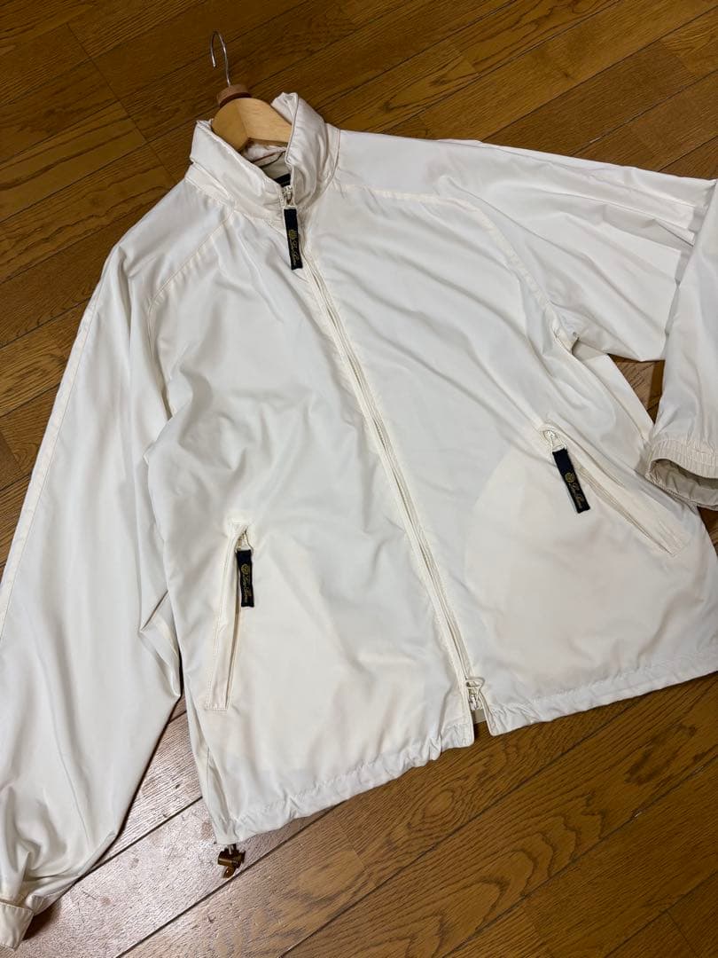 正規品伊製 ロロピアーナ　収納フード付き　ブルゾン　シルクタッチ　size L