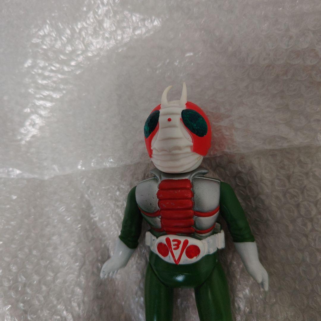 仮面ライダーV3　パチ　ソフビ　26cm