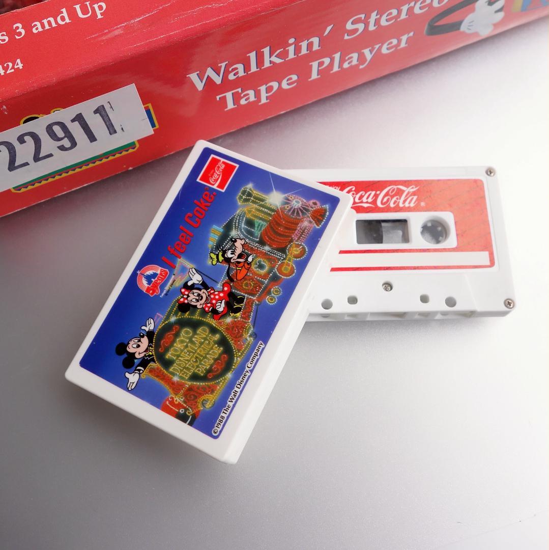 【未開封品】ディズニー ミッキー カセットテーププレーヤー ヘッドホン レトロ