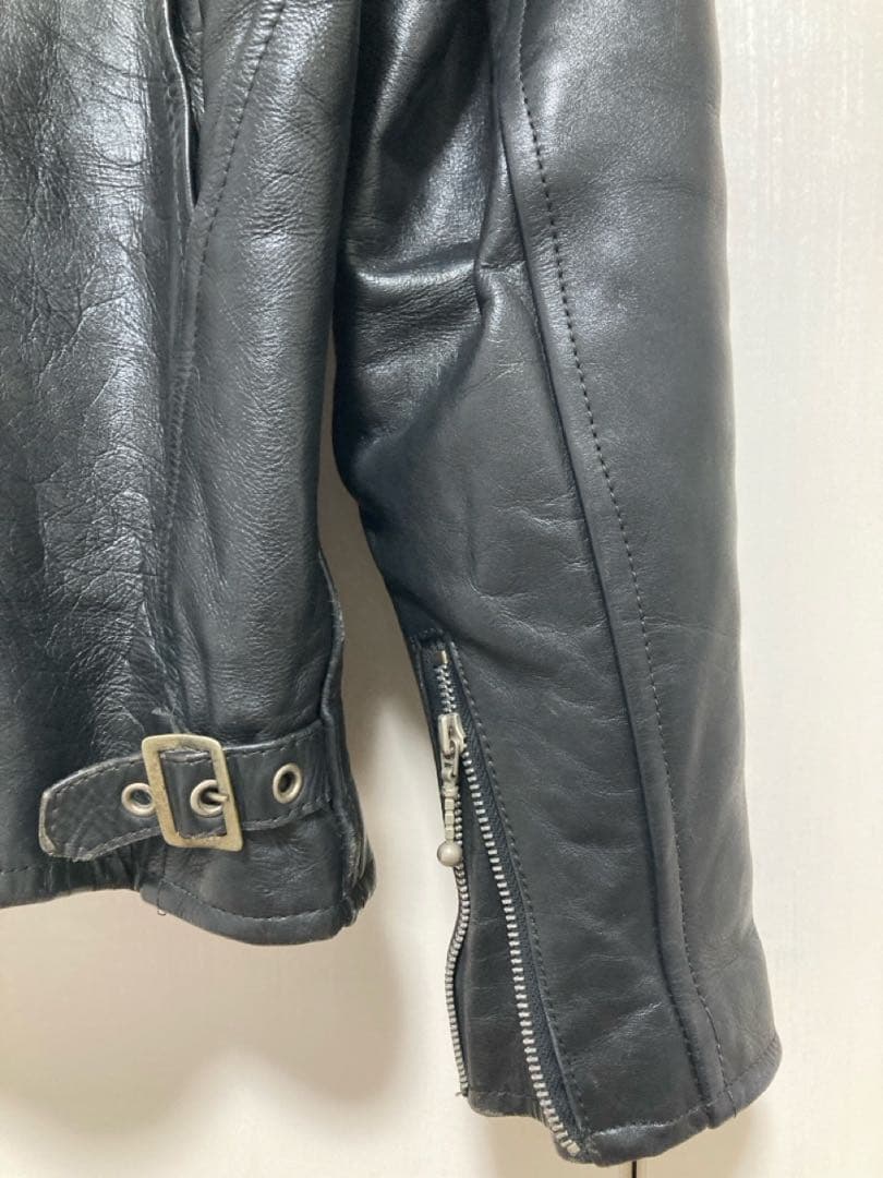 wings over usa シングルライダースジャケット 本革　ブラック