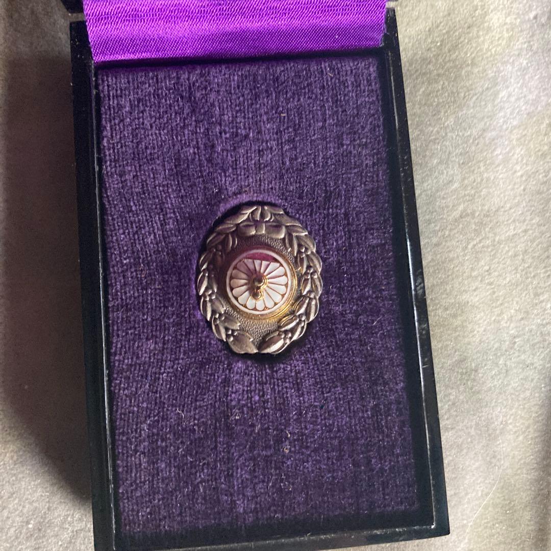 日本国有鉄道功績章銀細工　バッジ　国鉄