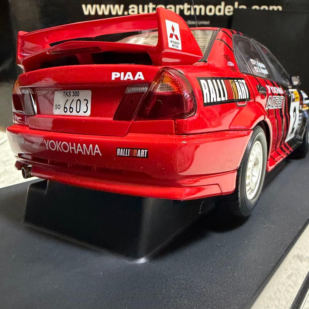 AUTOart Mitsubishi Lancer WRC ミニカー 1/18